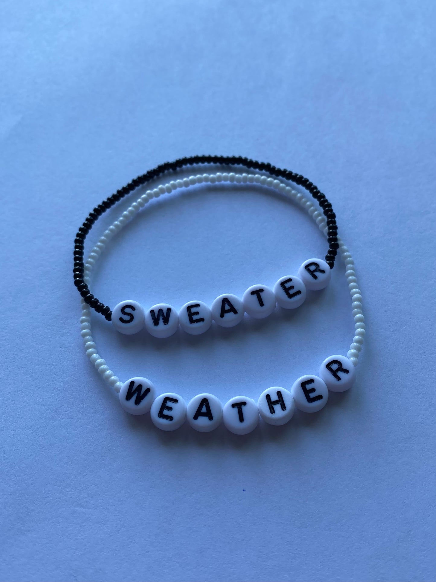 Sweater Weather matching bracelets