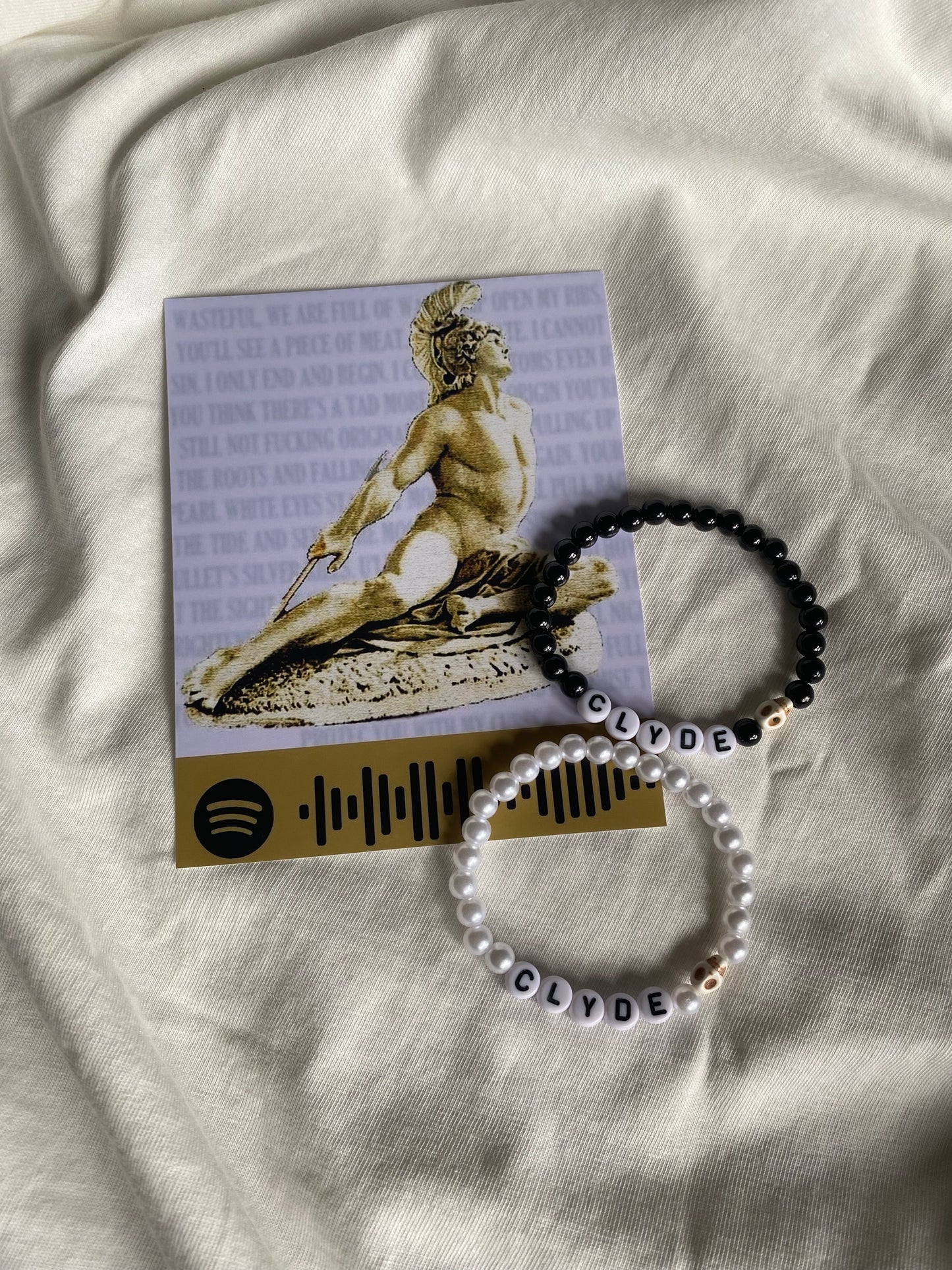 Clyde by Suicideboys matching bracelets